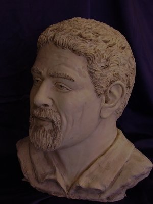 Portrait of Man - sculpture